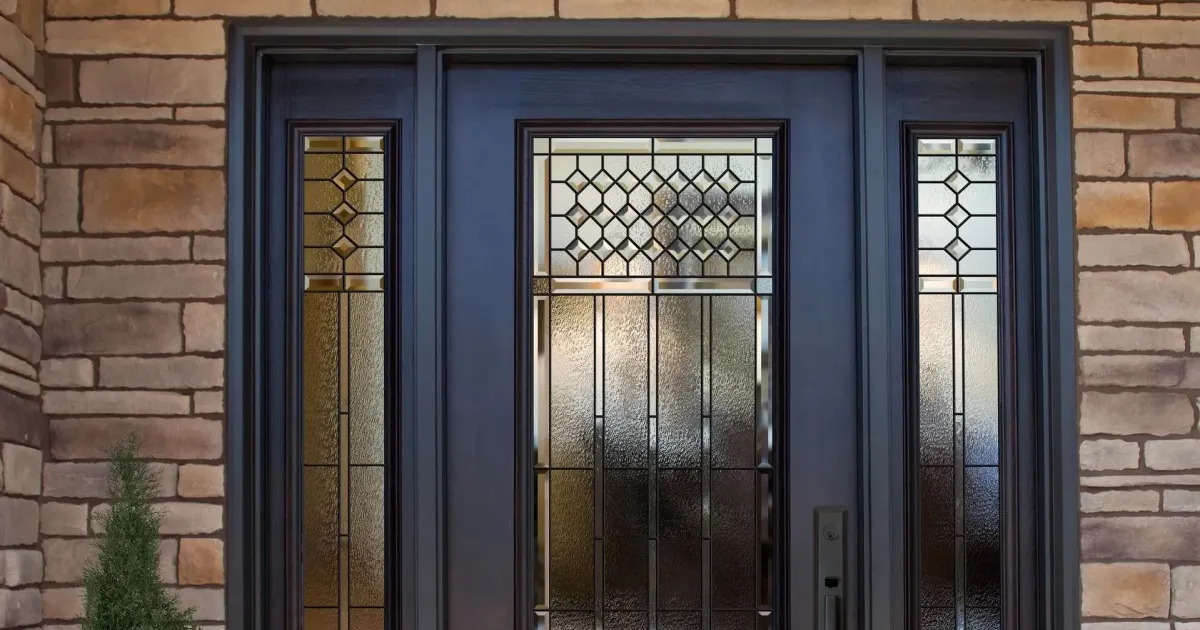 Large entry door